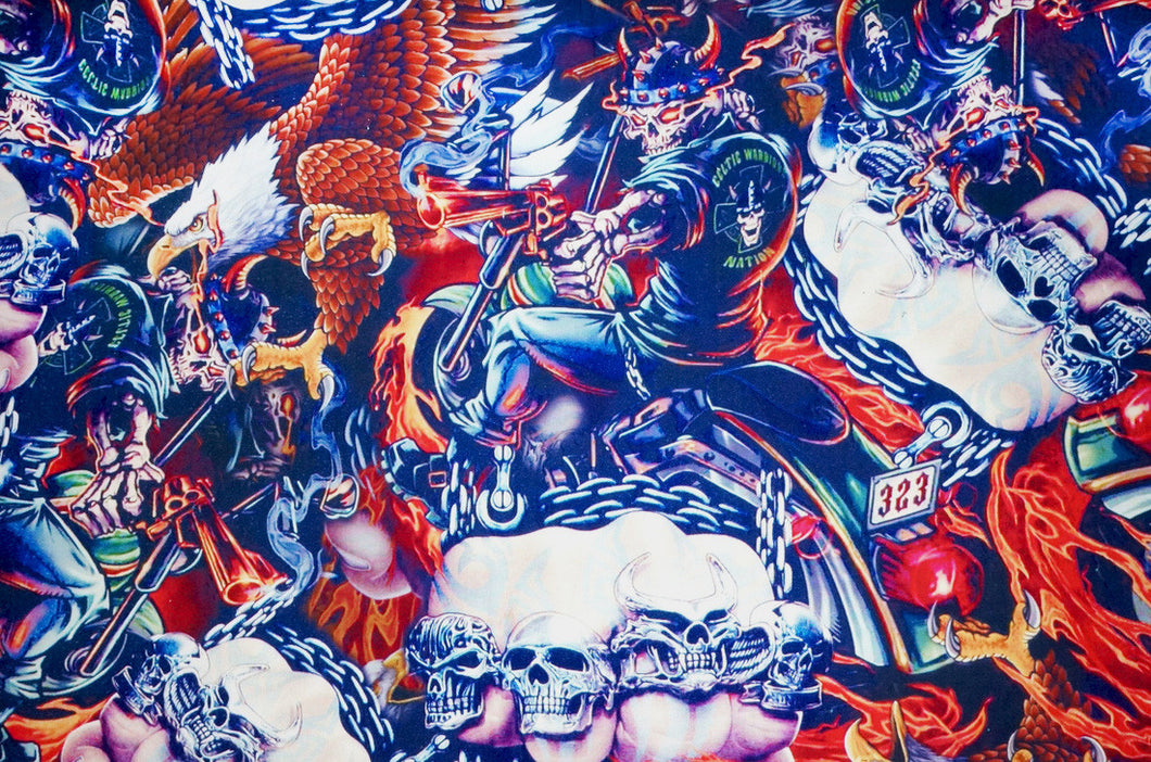 Biker Chaos Color - Kansas Hydrographics