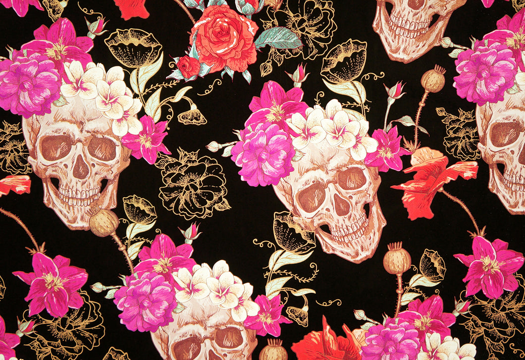 Floral Skulls