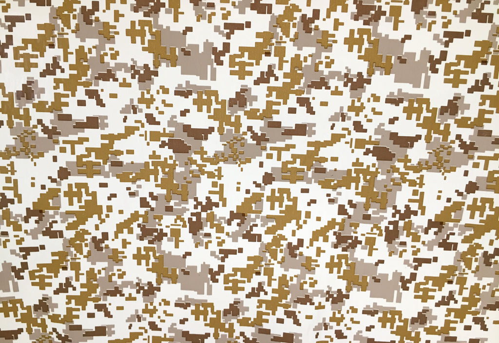 Digital Camo Beige Print Pattern Tumbler