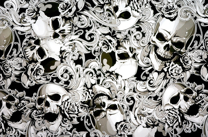 Paisley Skulls - Kansas Hydrographics