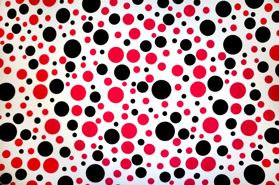 Black & Red Polka Dots - Kansas Hydrographics