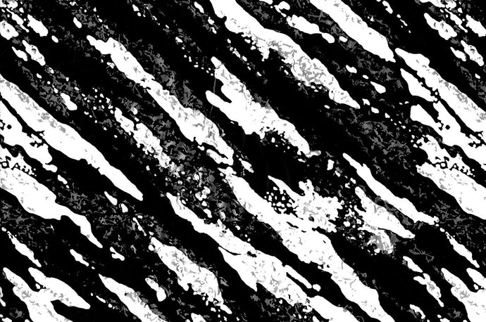 Black & Silver Marble Splash - Kansas Hydrographics