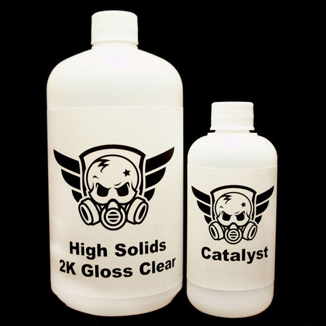 High Gloss Clear Coat Kit for Hydrographics (90+ Gloss)