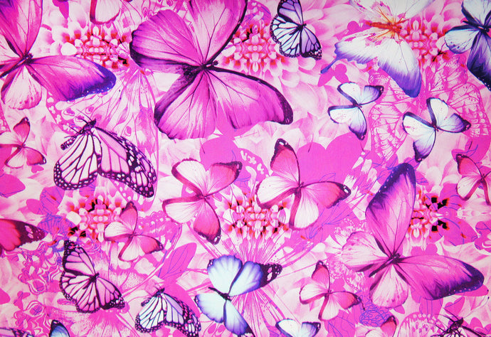Pink & Blue Butterfly - Kansas Hydrographics